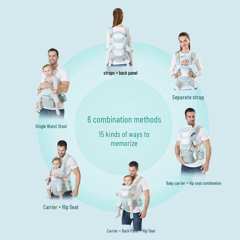 Porte-bébé ergonomique 3 en 1