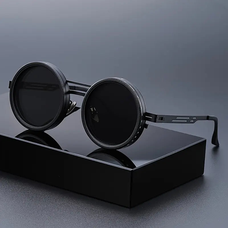 Lunettes de soleil unisexes avec verres rotatifs (special Saint-Valentin)