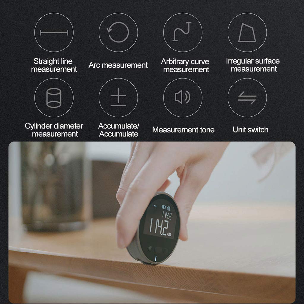 Mètre à ruban électronique avec écran LCD