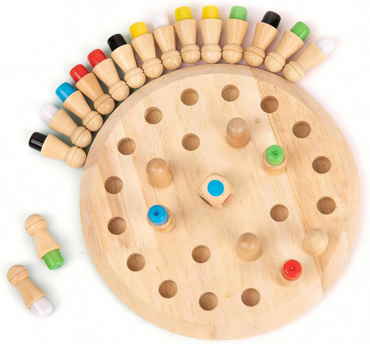 Jeu de Mémoire en Bois Montessori