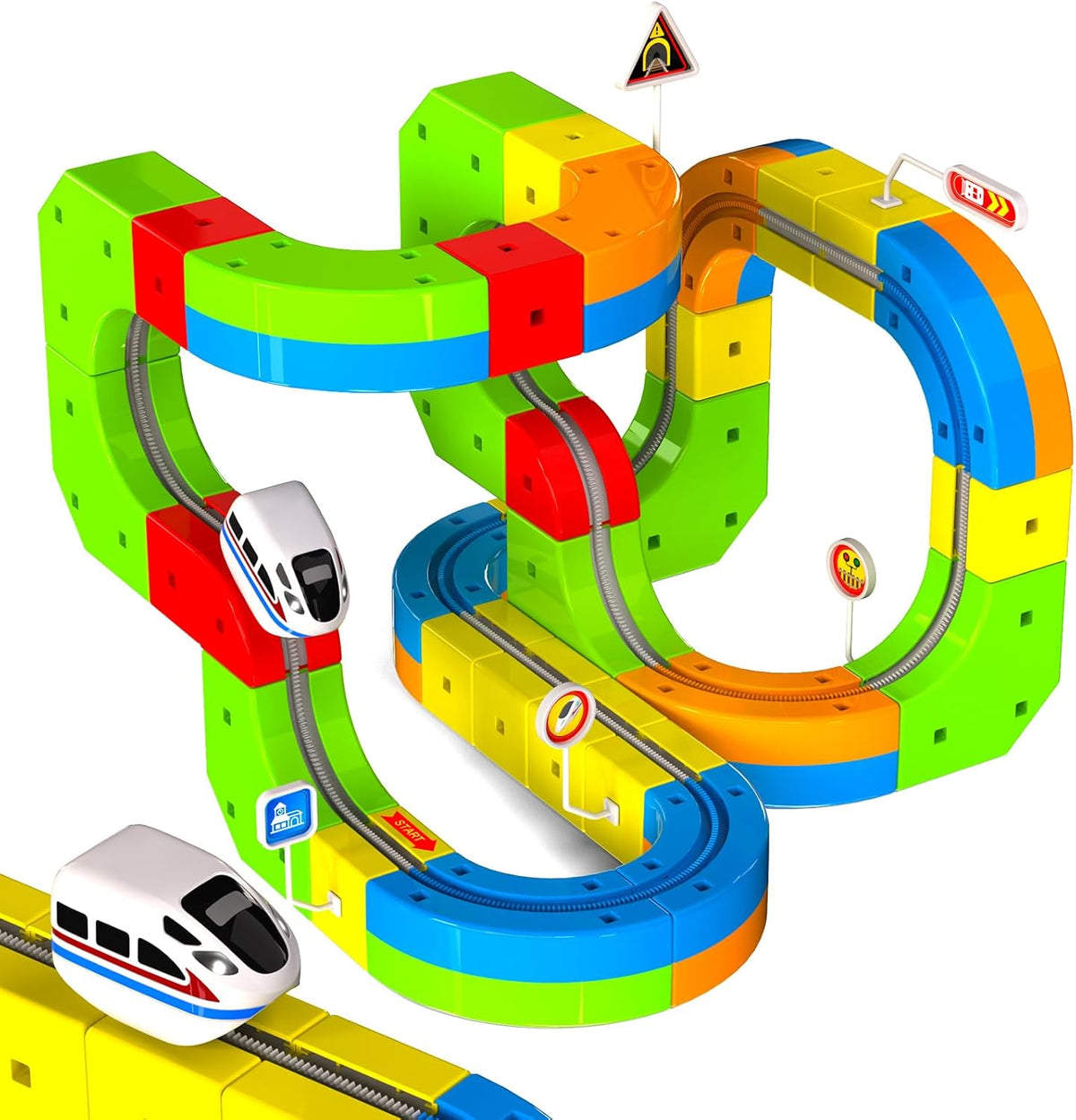 Jouet de piste de rail magnetique