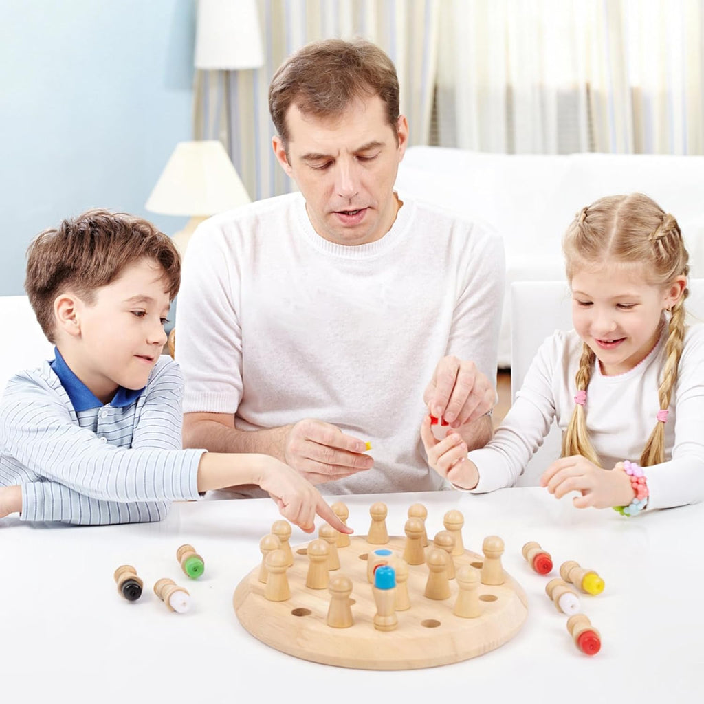 Jeu de Mémoire en Bois Montessori