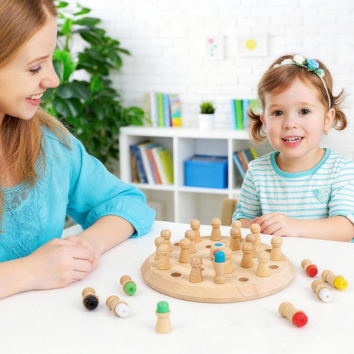 Jeu de Mémoire en Bois Montessori