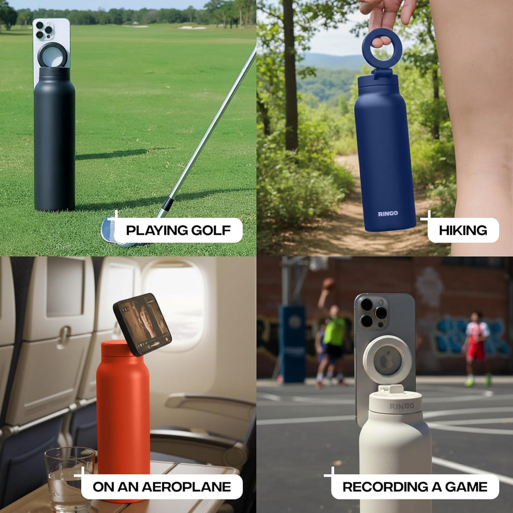 Gourde de sport magnétique