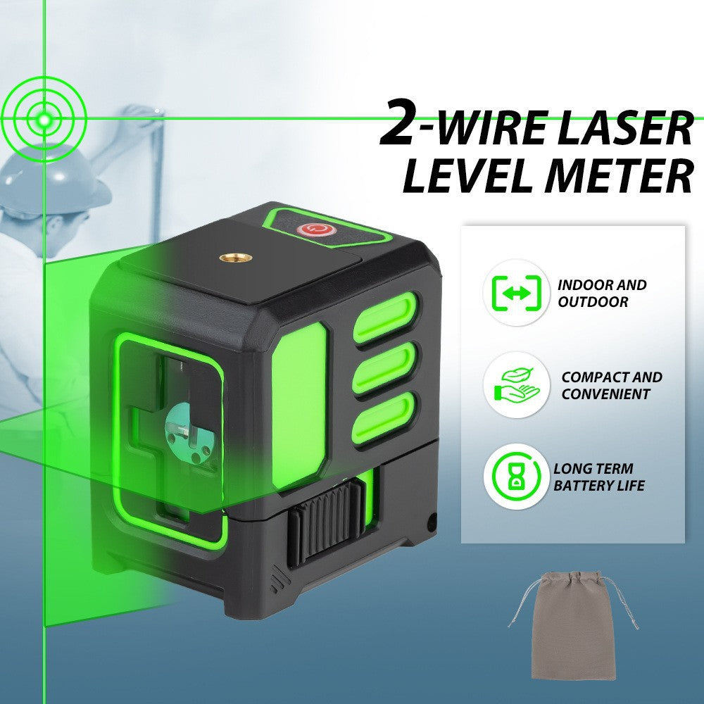 Niveau Laser Vert à 2 lignes autonivelant