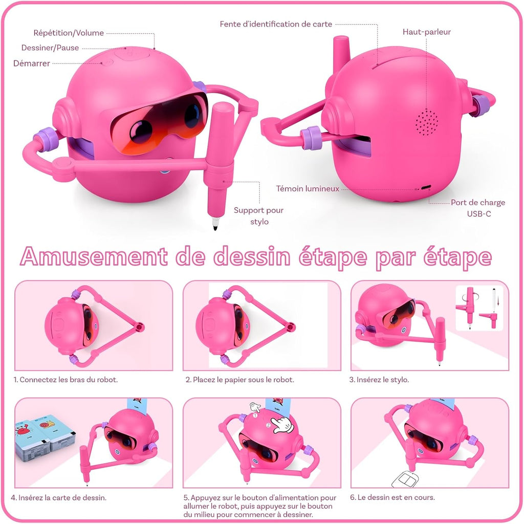 Robot Éducatif de Dessin Interactif ( Promo -30% )
