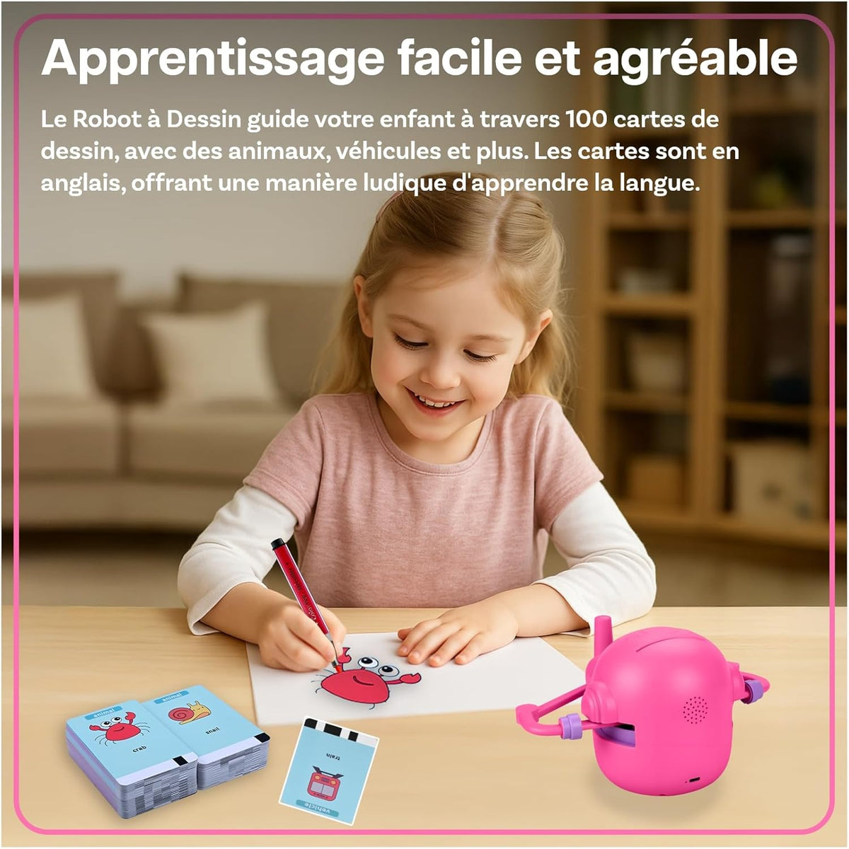 Robot Éducatif de Dessin Interactif ( Promo -30% )