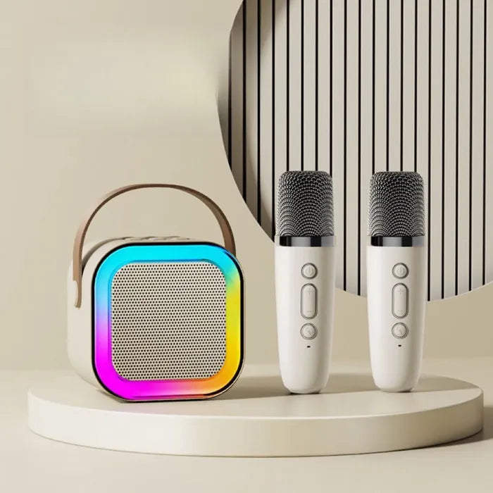 Mini Enceinte Karaoké Bluetooth avec Micro Sans Fil