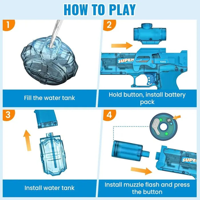 Pistolet à eau électrique